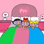 PPG cuddles in bed