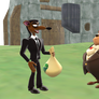 Pinstripe taking Moneybags' gems (MMD)