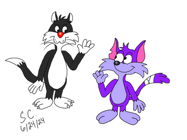 Sylvester and Furrball