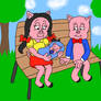Porky and Petunia Pig's Baby