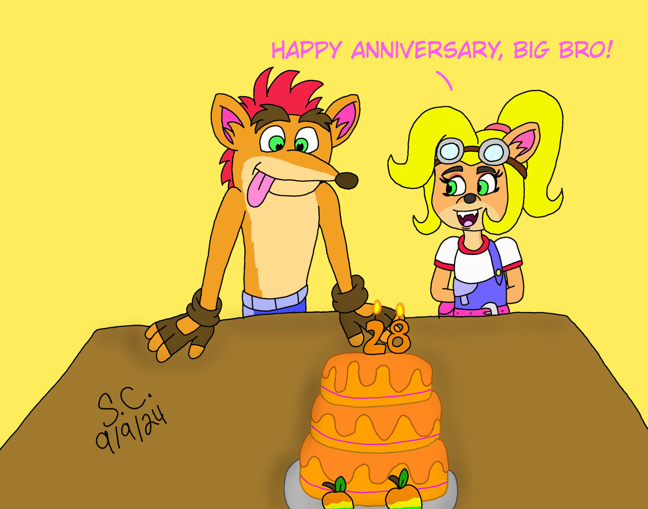 Happy 28th Aninversary Crash!