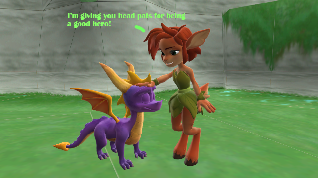 (MMD) Spyro Head Pat