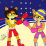 (Art Trade) Brandon vs Alt Tawna Boxing