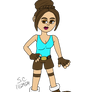 Lara Croft with Bun