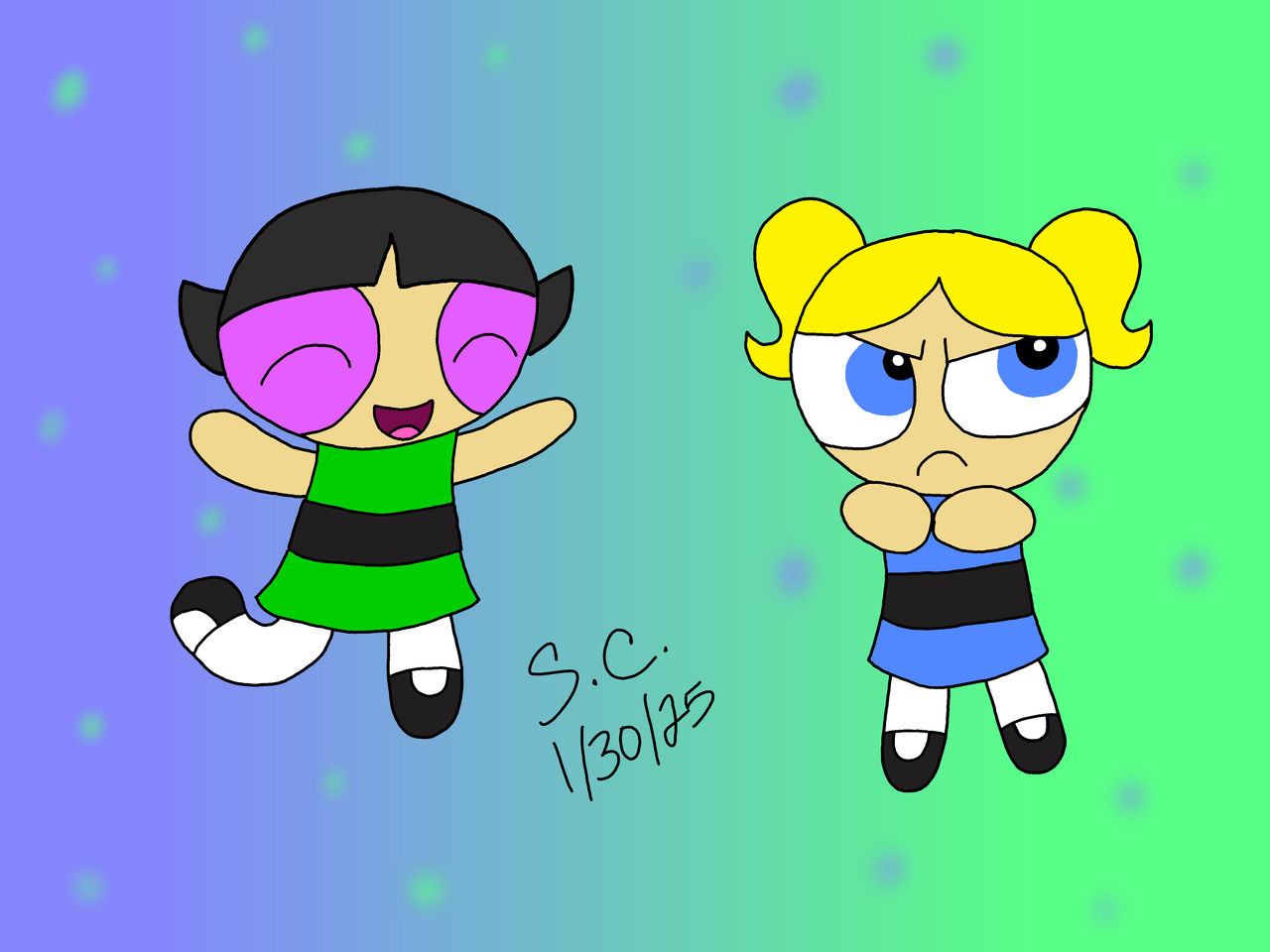 Buttercup and Bubbles Personality Swap