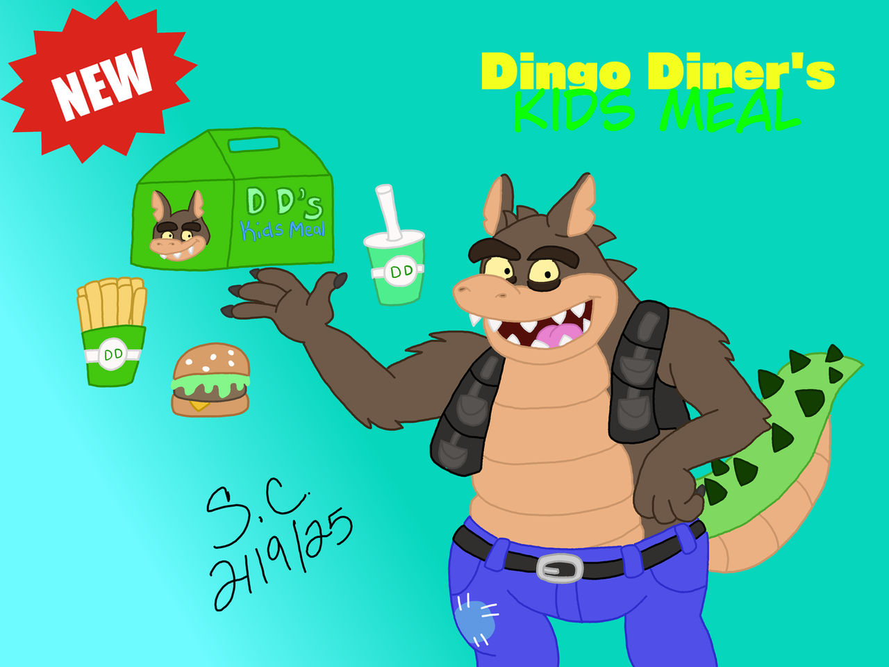 Dingo Diner's Kids Meal