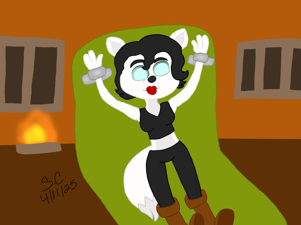 (Commission) Carmelita Brainwashed White Version