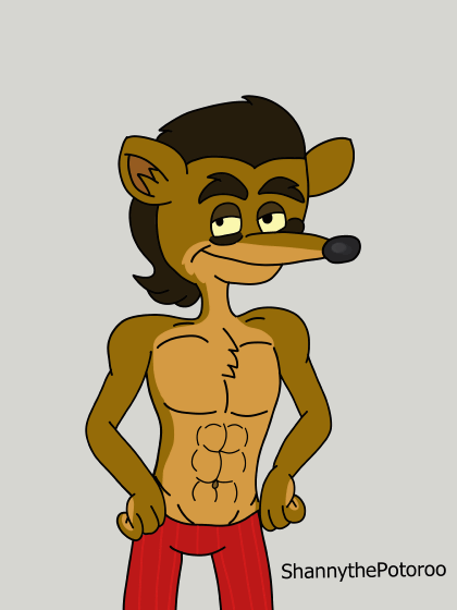 Pinstripe Chest Flex GIF