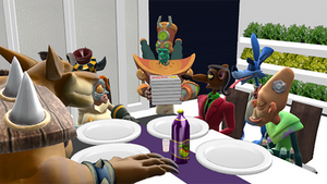 (MMD) Pizza Party