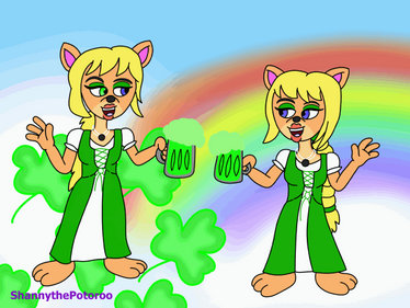 (Commission) Ray and Jazz St. Patrick's Day GIF