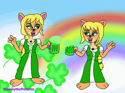 (Commission) Ray and Jazz St. Patrick's Day GIF