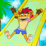 Crash's Summer Vacation