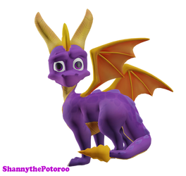 Spyro RT Looking Back Render