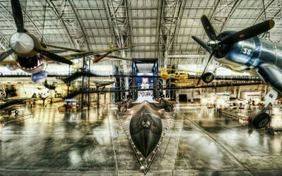 In the hanger