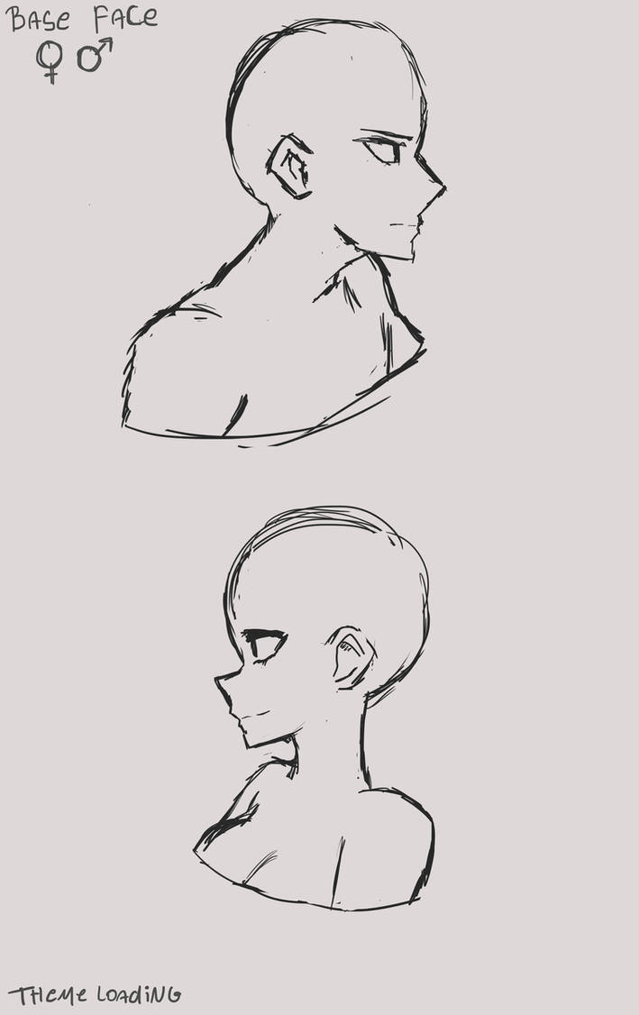Base Drawing Deviantart base #01 by ThemeLoading on DeviantArt