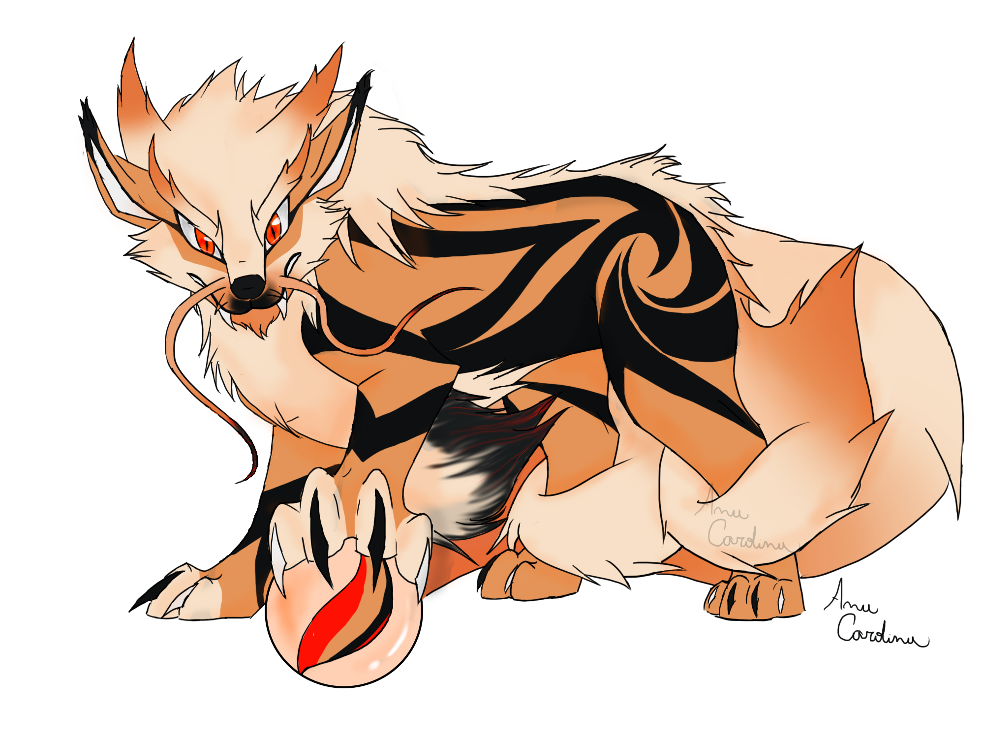 Mega Arcanine (FAN-MADE) by pokeluka on DeviantArt