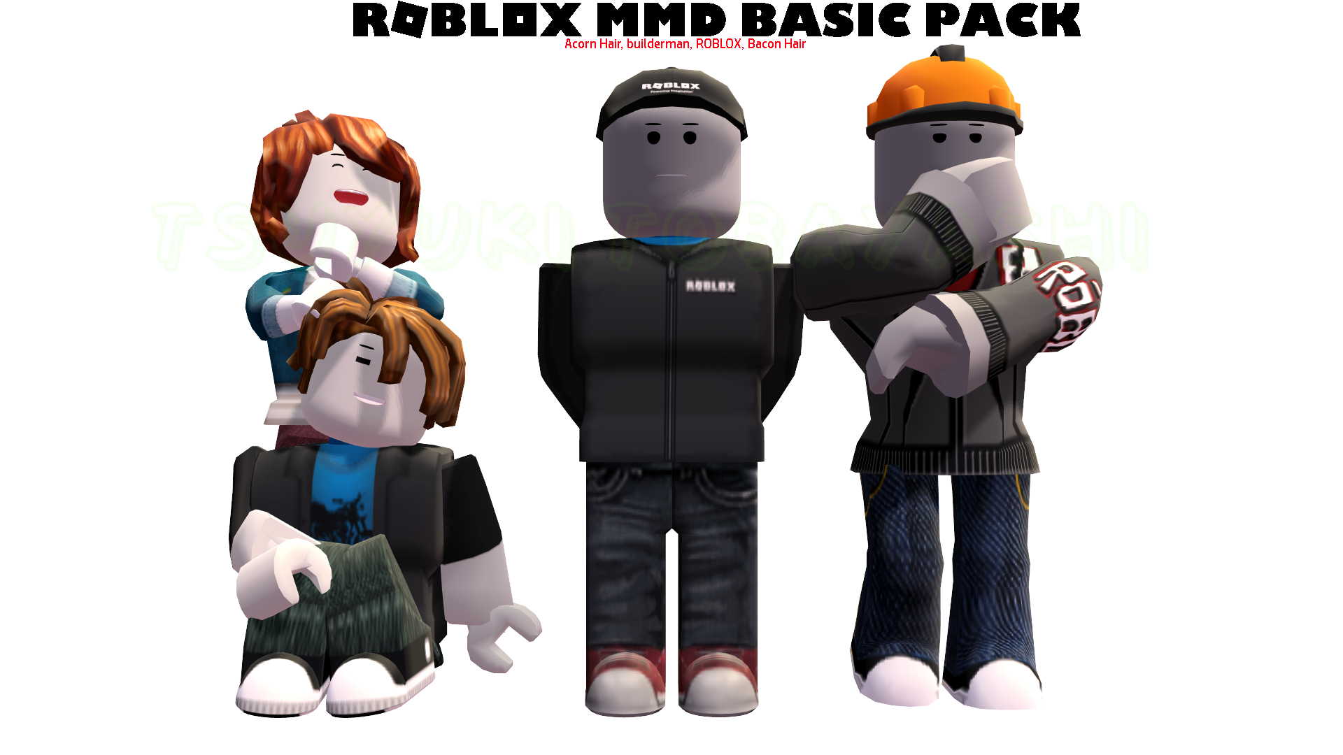 Mmdxroblox Roblox Mmd Basic Pack By Animegamepl On Deviantart - roblox builderman avatar
