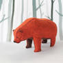 Brindle Grizzly Bear Soft Sculpture