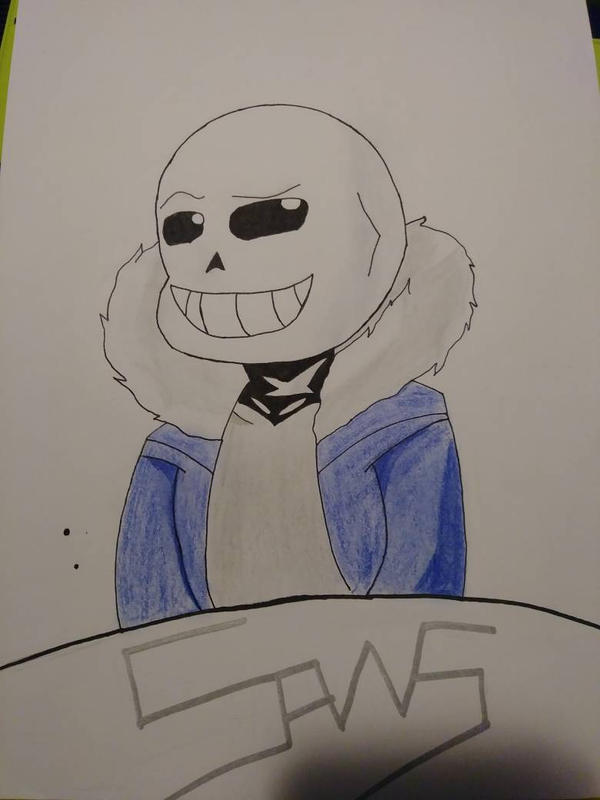 Undertale 'Sans' fan art by Happy-Vibes on DeviantArt