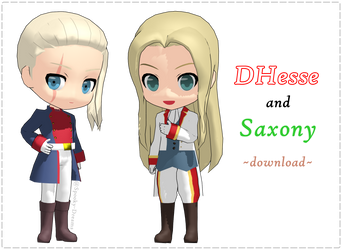 [MMD Hetalia] DHesse and Saxony DL