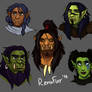 Orc faces