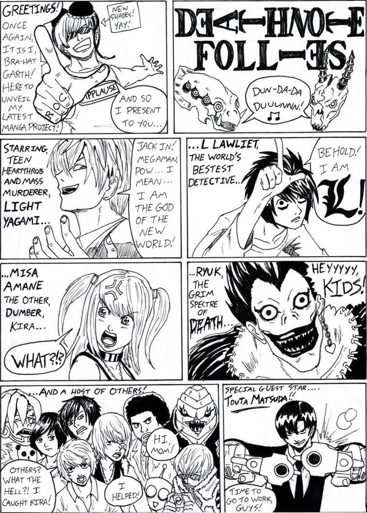 Death Note Freaky Deathnote Follies by Garth2The2ndPower on DeviantArt