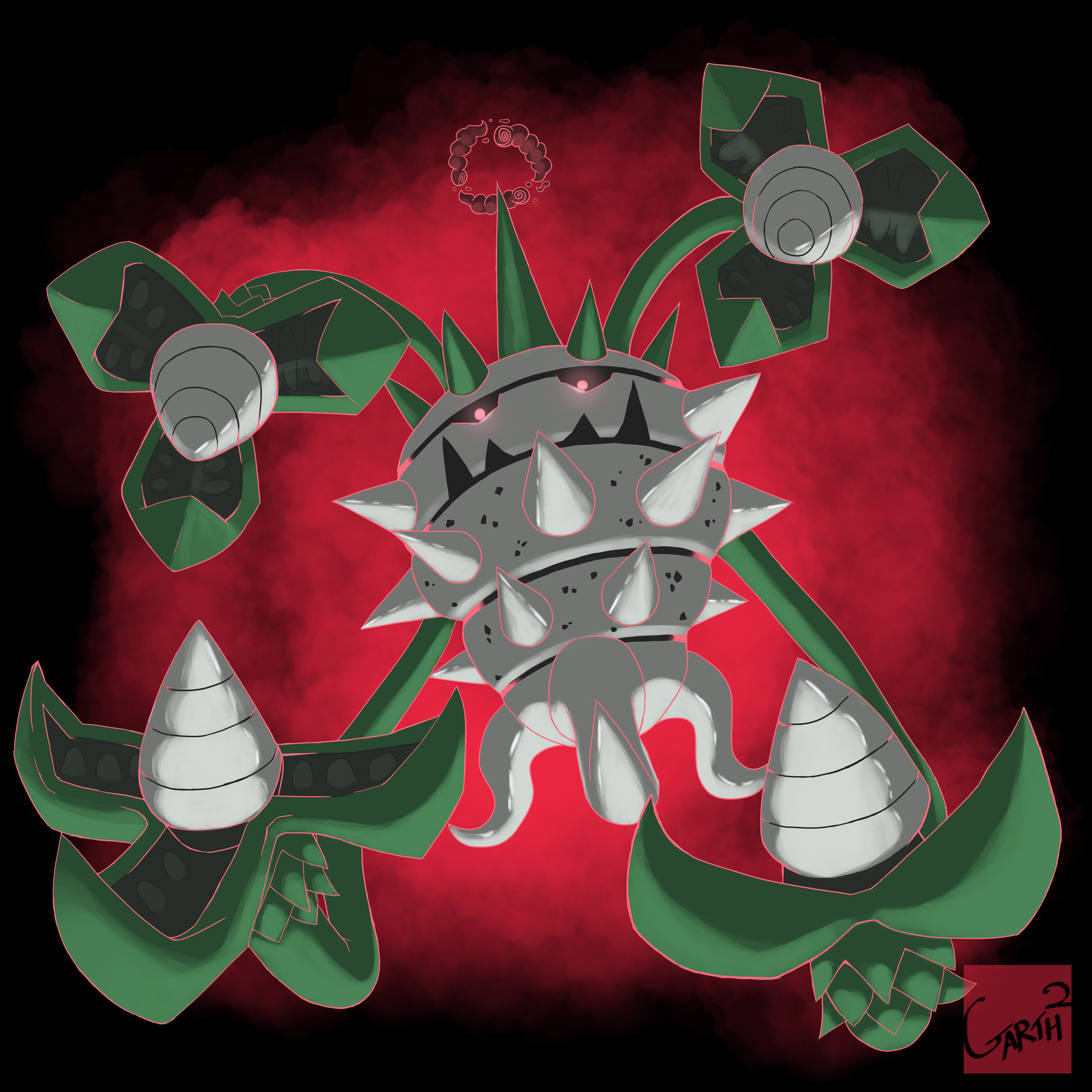 Fr Rothan Gigantamax Ferrothorn by Garth2The2ndPower on DeviantArt