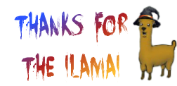 Thanks for the Ilama