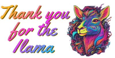 Thank you for the Ilama
