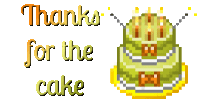 Thanks for the cake