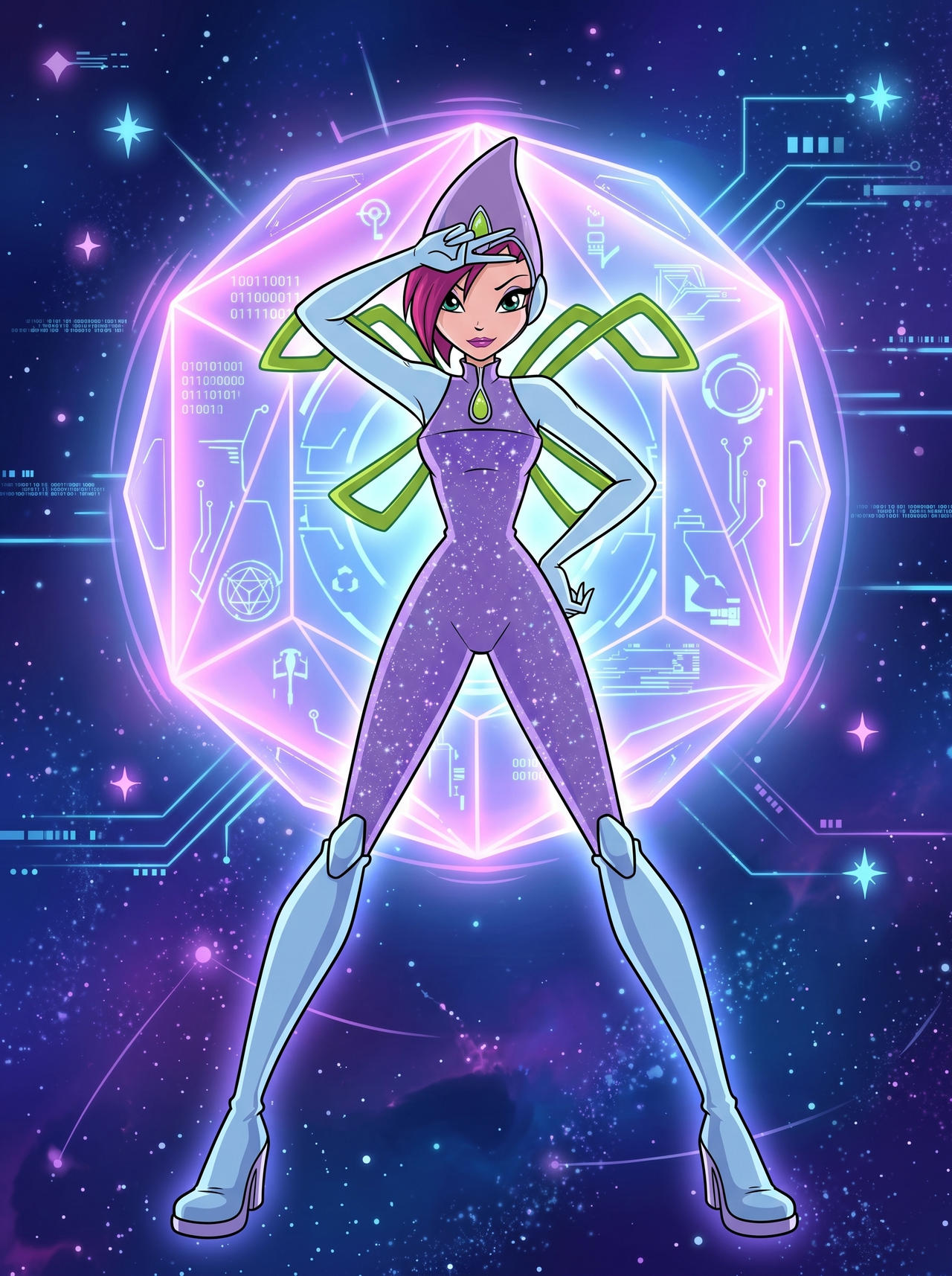 Winx Transformations Techma Classic Tecna Pose - Winx Club Transformation by Starbfan on DeviantArt