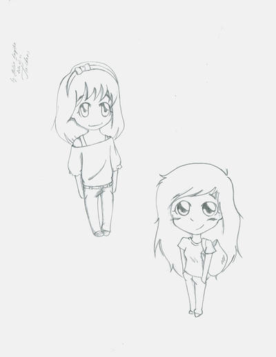 Two Chibi Talking two chibis by LidaMort on DeviantArt