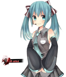 Hatsune Miku render