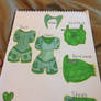 Bulbasaur outfit commision 2/3