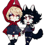 { bunny and wolf }