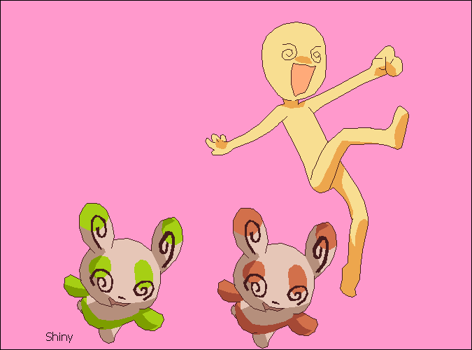 327(Spinda)- Pokemon and trainer base.