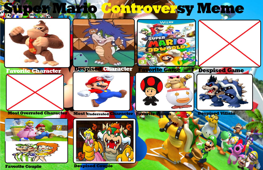 My Super Mario Controversy Meme by RoughTheSkunk on DeviantArt