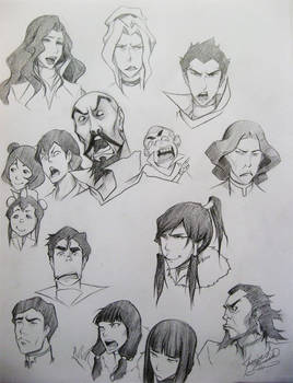 Legend of Korra - Pencil Doodles