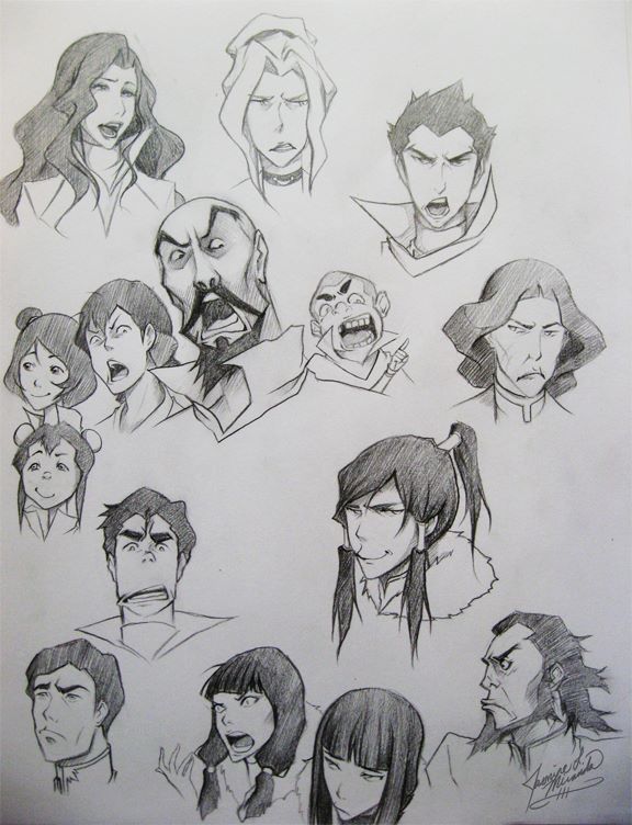 Legend of Korra - Pencil Doodles