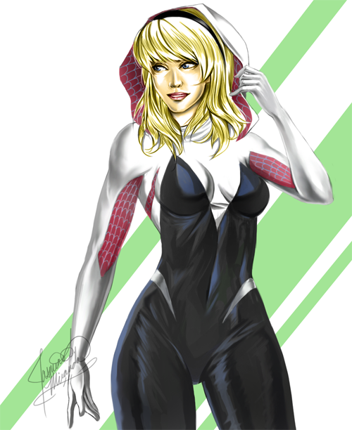 Spider Freaking Gwen