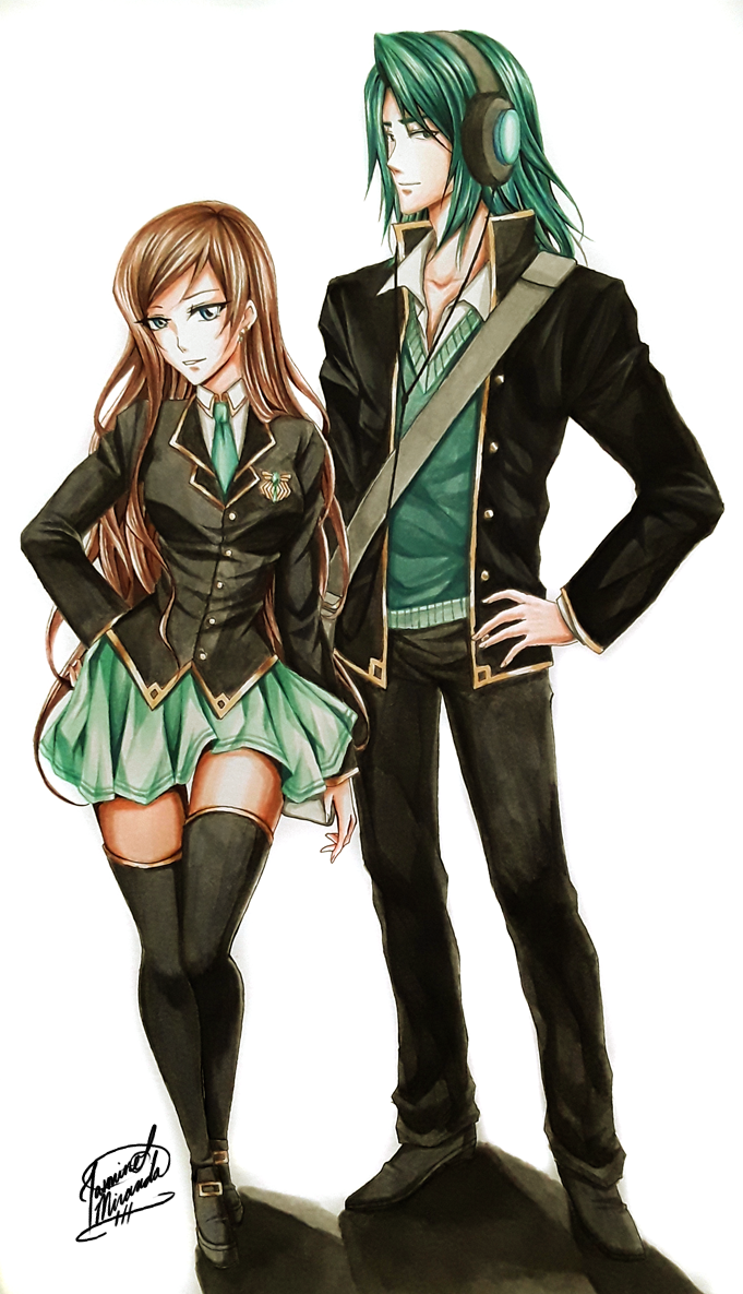 Jozetta and Lexon - AU School Uniforms