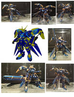 Gunpla Custom// Gundam F-05 Marbas Ikarugan by convoy00