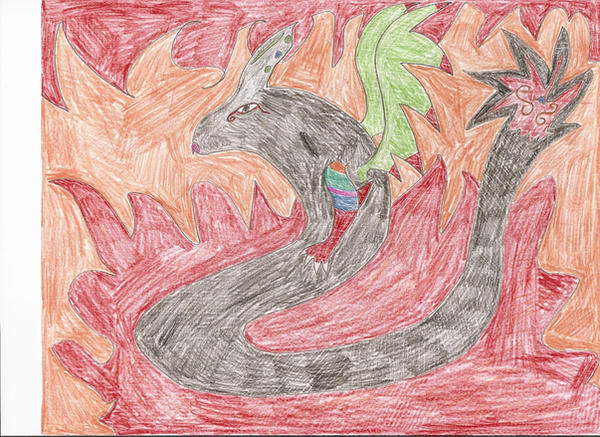 Ophinia the Fire Serpent by kylecheetah on DeviantArt