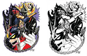 UMVC3 TEAM COLOR AND INK