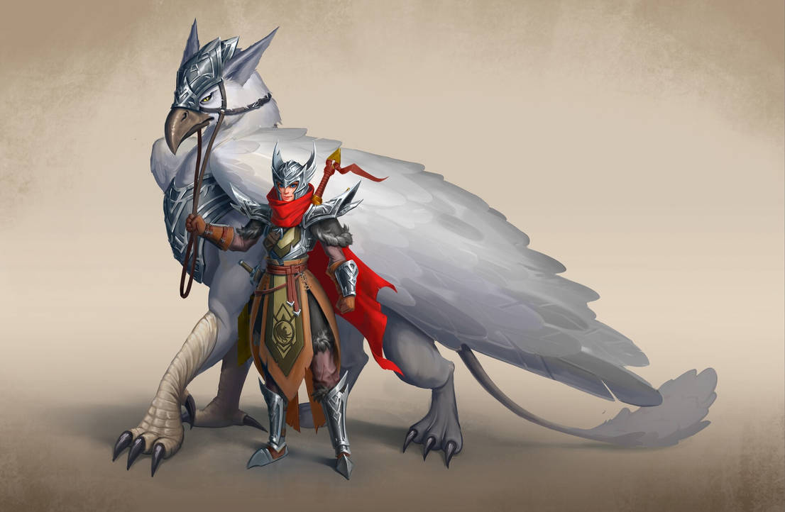 Griffin Rinder Griffin Rider by Xenain on DeviantArt