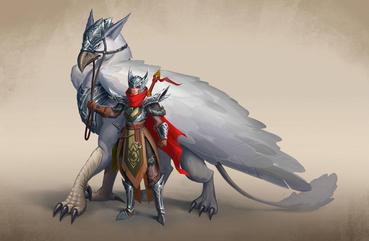 Magic Griff Rider Griffin Rider by Xenain on DeviantArt