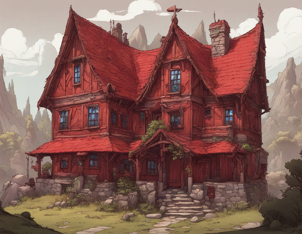 Rust Red House Red House by prometej1990 on DeviantArt