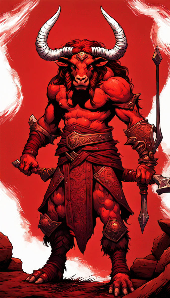 Red Rising Minotaur Red Minotaur - Kayon by prometej1990 on DeviantArt