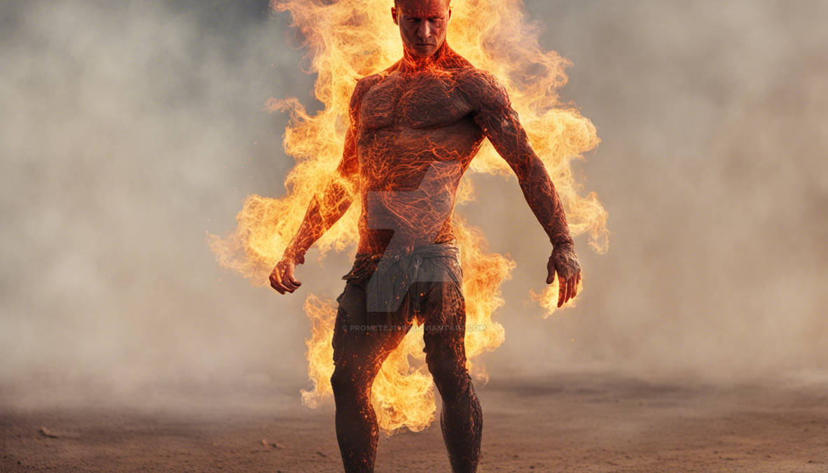 Man Shape Fire Man Born Form Fire by prometej1990 on DeviantArt