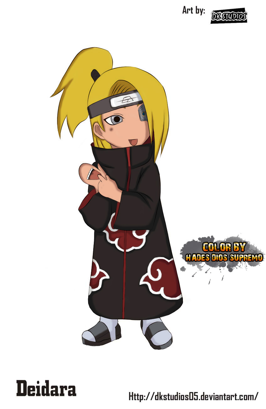 Deidara Chibi Color - Collab